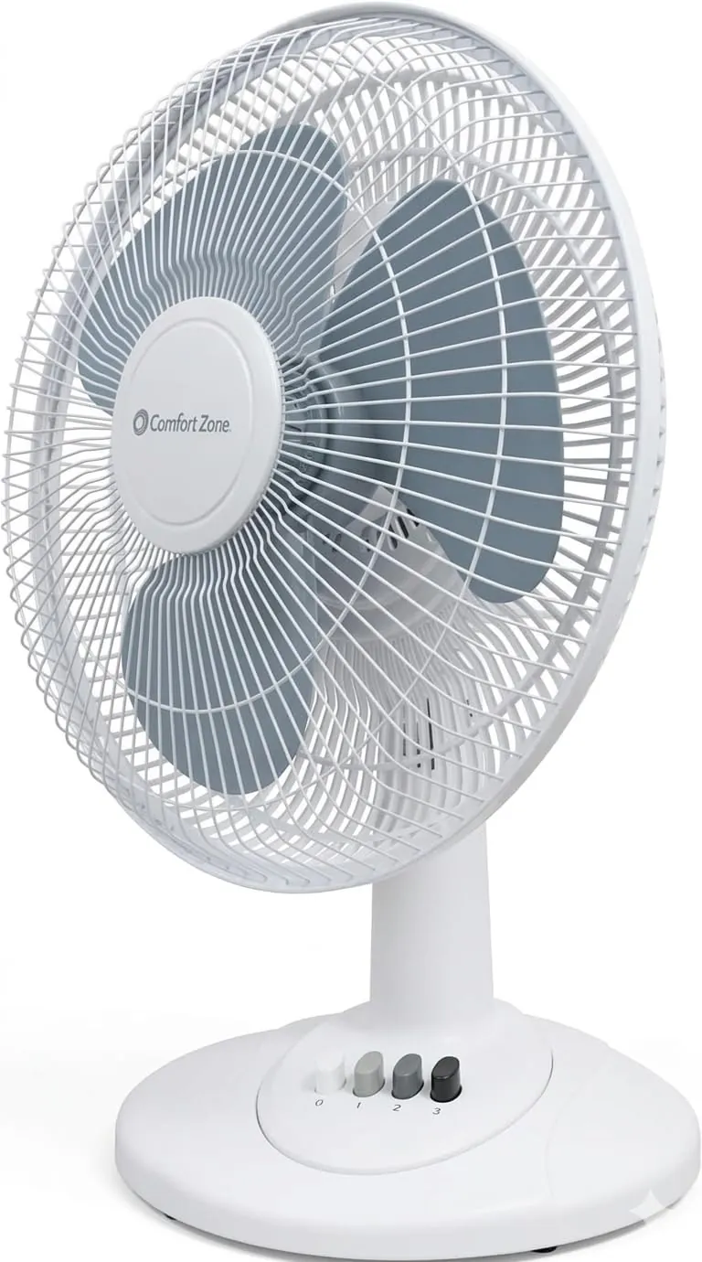 Comfort Zone 12 Inch Table Fan Review for Bedroom Use