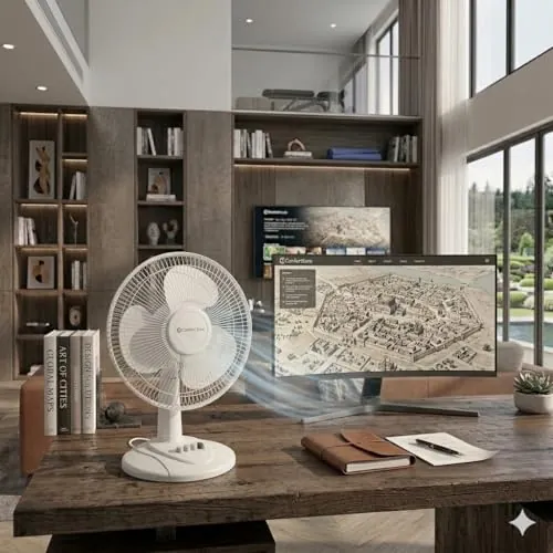 Comfort Zone 12 Inch Table Fan Review for Bedroom Use image 7