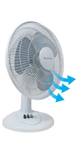 Comfort Zone 12 Inch Table Fan Review for Bedroom Use image 9