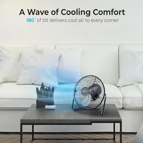 Comfort Zone 9 Inch Cradle Fan Review image 5