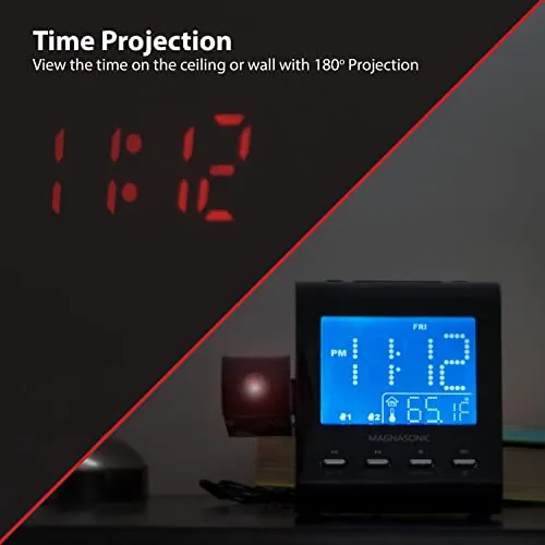 Magnasonic EAAC601 Review: Projection Alarm Clock Radio image 3