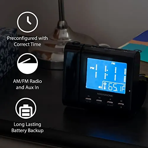 Magnasonic EAAC601 Review: Projection Alarm Clock Radio image 5