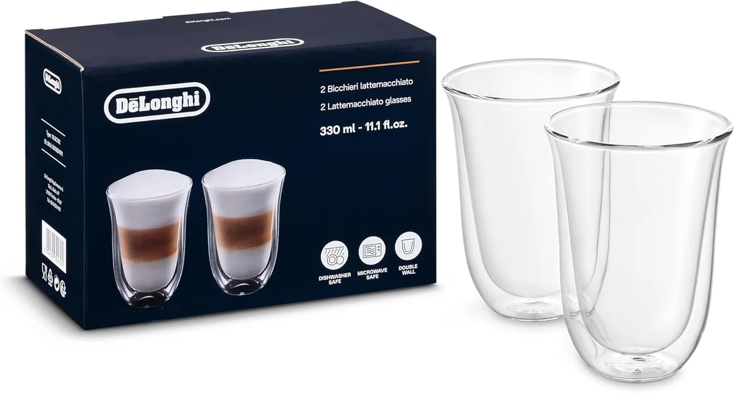De'Longhi Double Walled Latte Glasses Review