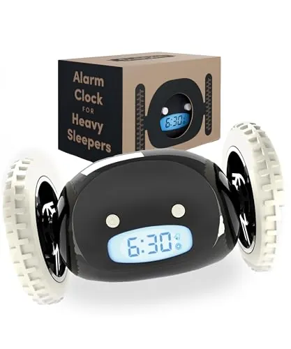 CLOCKY Alarm Clock on Wheels Review image 2