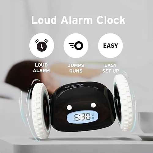 CLOCKY Alarm Clock on Wheels Review image 3