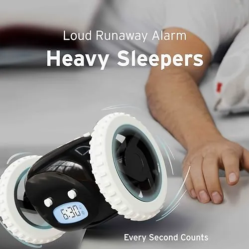 CLOCKY Alarm Clock on Wheels Review image 5