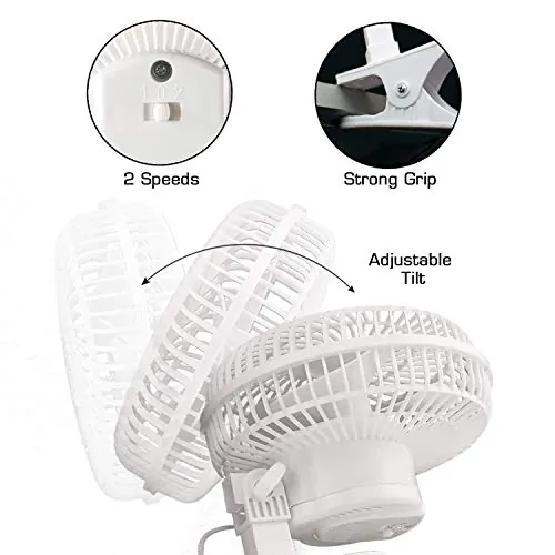 Hurricane Classic 6 Inch Clip Fan Review image 7