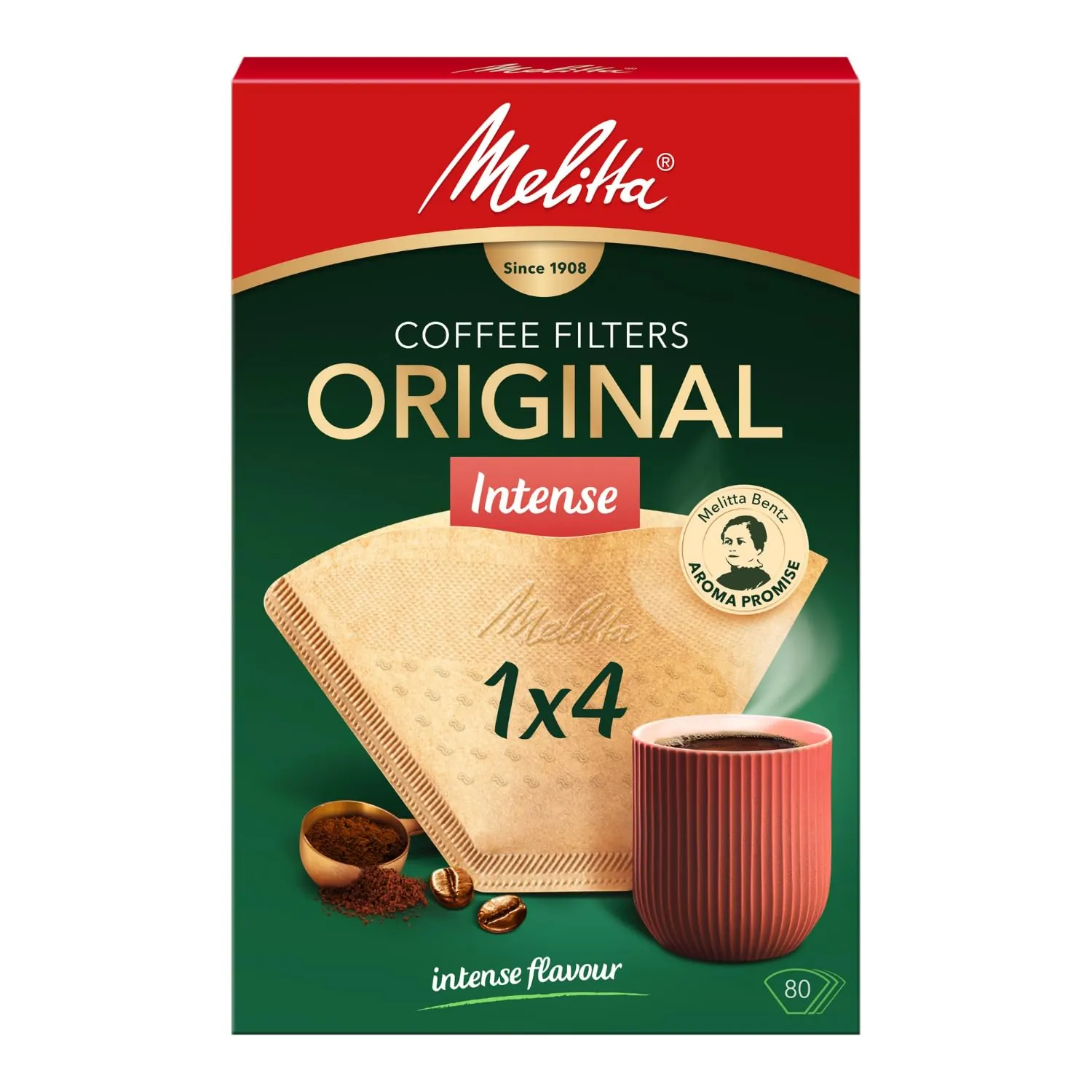 Melitta Pack of 80 Filter Review: 1x4 Coffee Filters