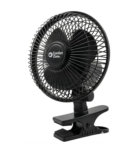 Comfort Zone 6-Inch Clip-On Fan Review image 2
