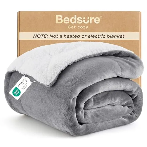 Bedsure GentleSoft Sherpa Fleece Twin Blanket Review image 2
