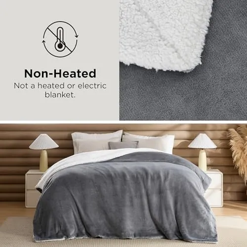 Bedsure GentleSoft Sherpa Fleece Twin Blanket Review image 3