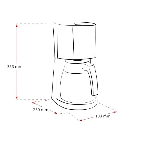 MZKKONAS206 Coffee Maker Review: Thermos Drip Machine image 4