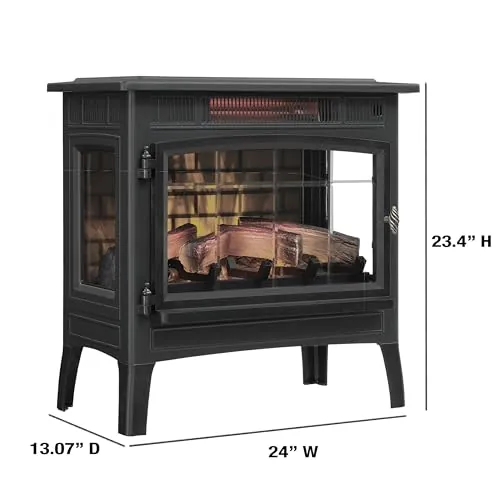 duraflame Electric Fireplace Stove Heater Review image 4