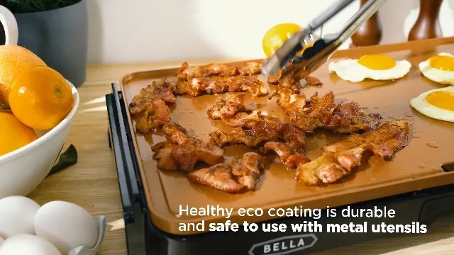 bella XL Electric Ceramic Titanium Griddle Review image 8