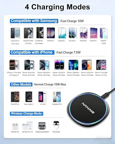 NANAMI 10W Max Wireless Charger Pad Review image 2