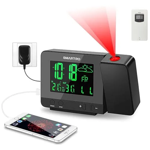 SMARTRO SC31B Projection Alarm Clock Review image 2