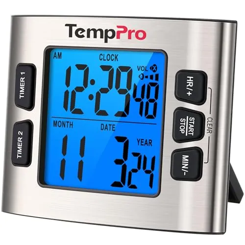 TempPro TM02 Digital Timer Review: Dual Kitchen Timing image 2