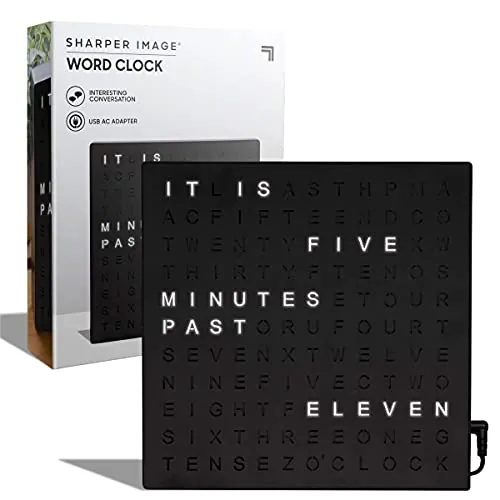 Sharper Image LED Word Digital Clock Review image 2