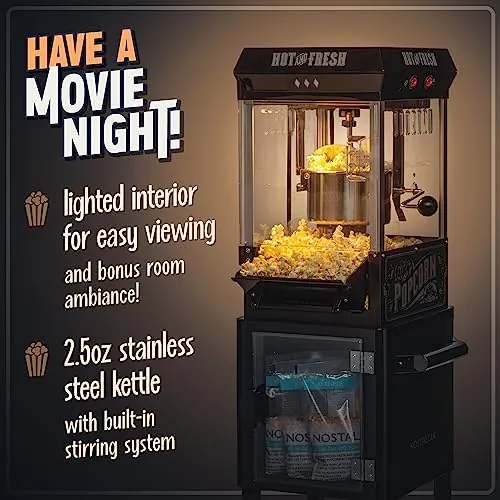 Nostalgia Popcorn Maker Review: Vintage Cart Machine image 4