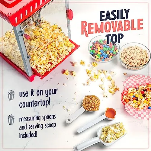Nostalgia Popcorn Maker Machine Review: Vintage Cart Popper image 6