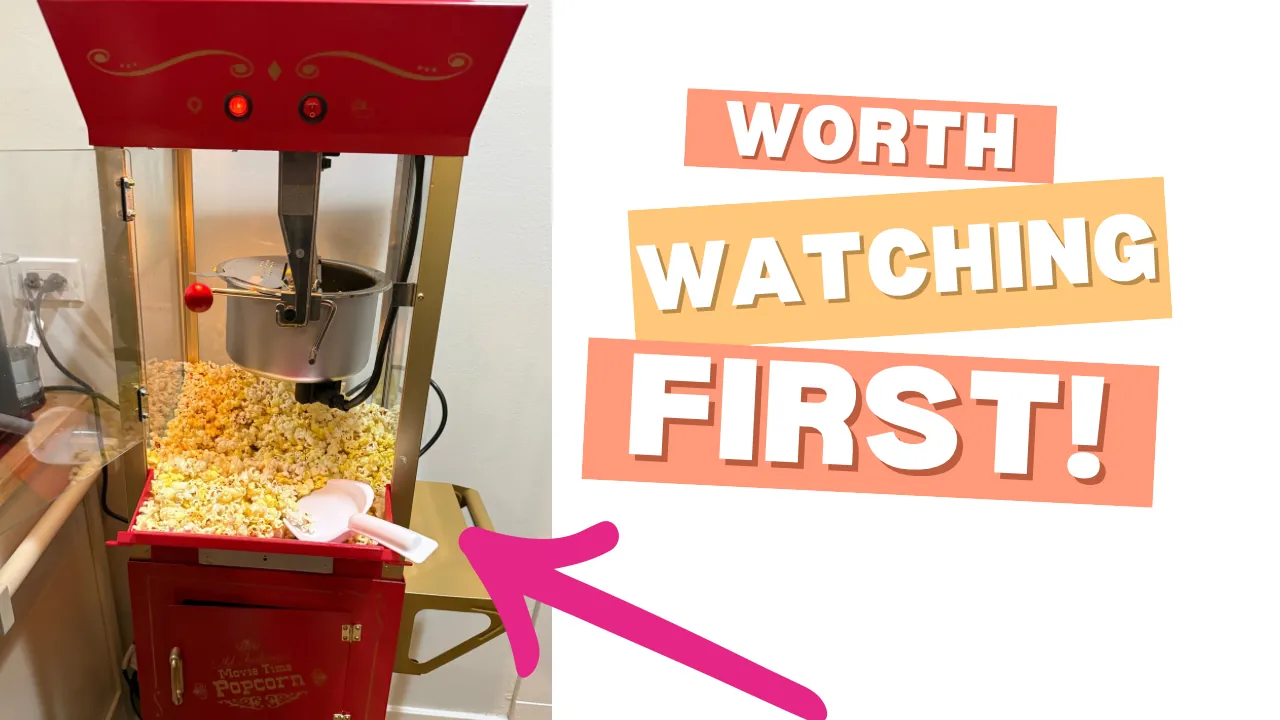 Nostalgia Popcorn Maker Machine Review: Vintage Cart Popper image 8