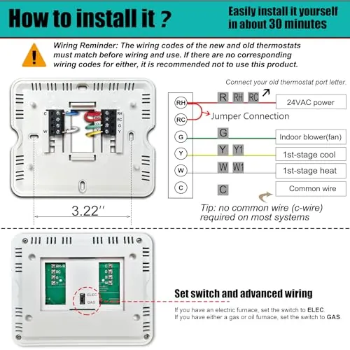 Suuwer S701 Thermostat Review: Simple 1H/1C Control image 6