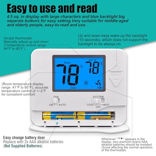 Suuwer S701 Thermostat Review: Simple 1H/1C Control image 7