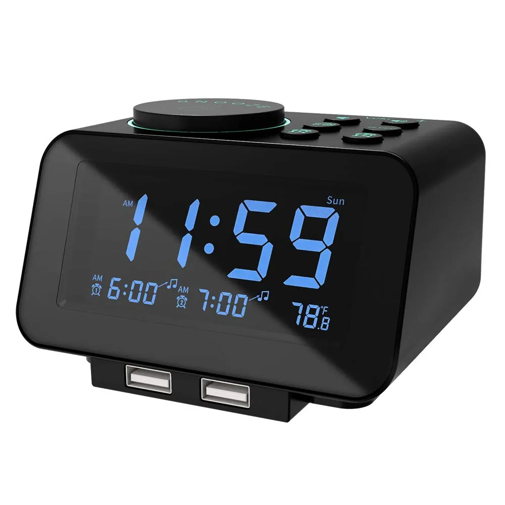 uscce Digital Dual Alarm Clock Radio Review