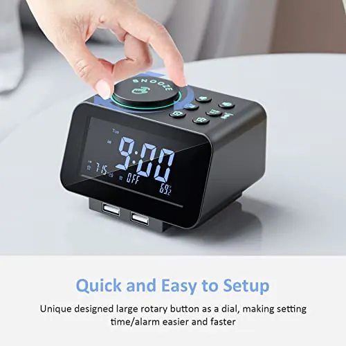 uscce Digital Dual Alarm Clock Radio Review image 6