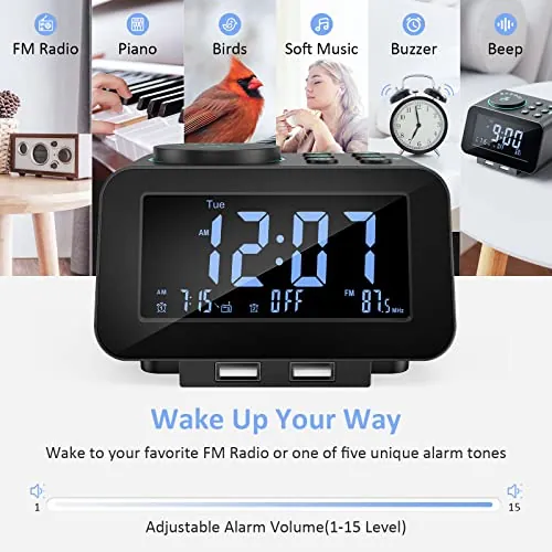 uscce Digital Dual Alarm Clock Radio Review image 7