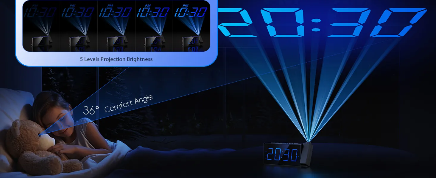Mesqool Projection Alarm Clock Review for Bedrooms image 9