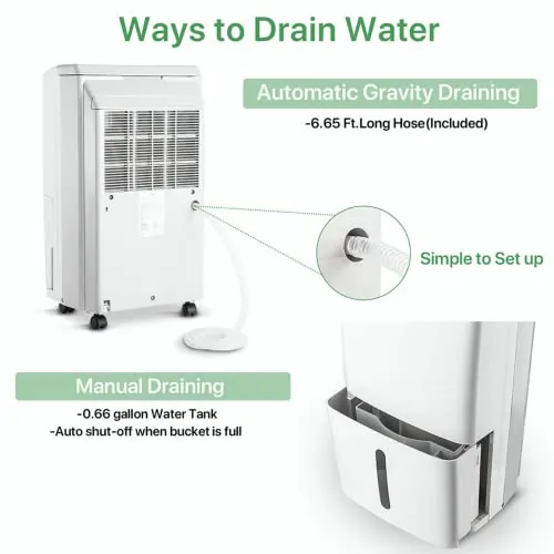 Waykar 34 Pint Dehumidifier Review: Quiet Basement Use image 5