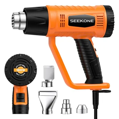 SEEKONE Heat Gun Review: 1800W DIY Hot Air Gun image 2