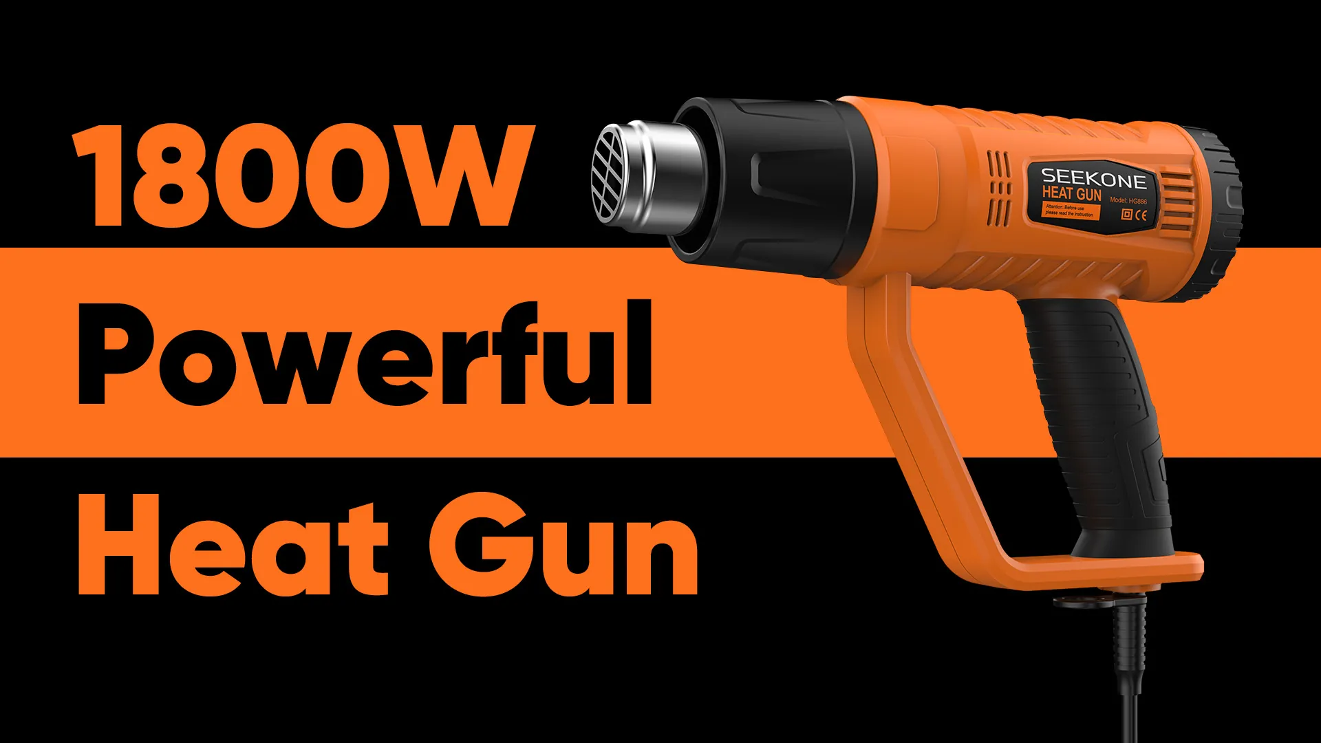 SEEKONE Heat Gun Review: 1800W DIY Hot Air Gun image 8