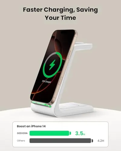 GEEKERA 3 in 1 Wireless Charging Station Review image 4
