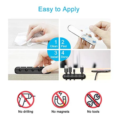 INCHOR Cord Organizer Review: Desk Cable Management image 6