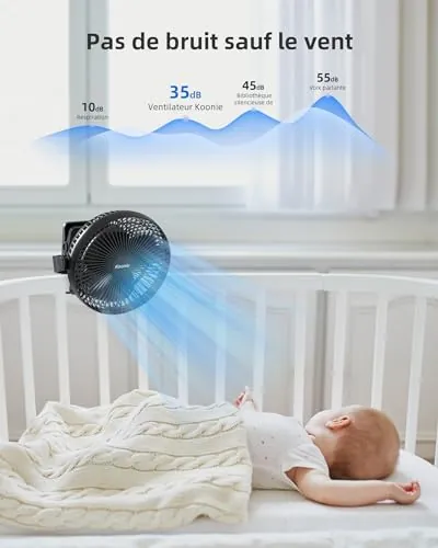 Koonie 10000mAh Clip on Fan Review image 5