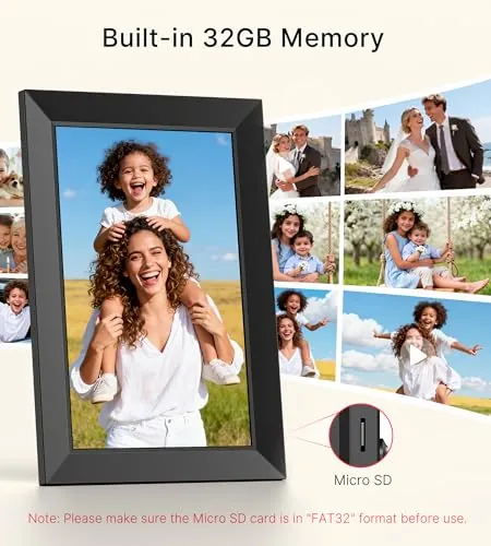 BIGASUO Digital Picture Frame Review: Frameo WiFi Frame image 3