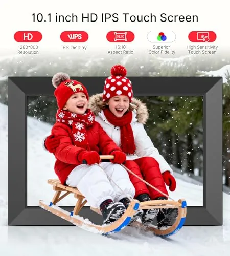 BIGASUO Digital Picture Frame Review: Frameo WiFi Frame image 4