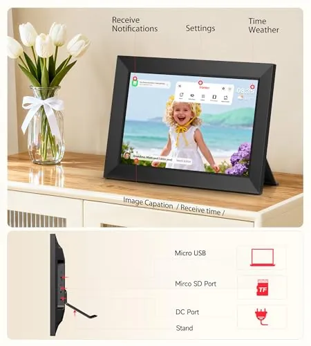 BIGASUO Digital Picture Frame Review: Frameo WiFi Frame image 6