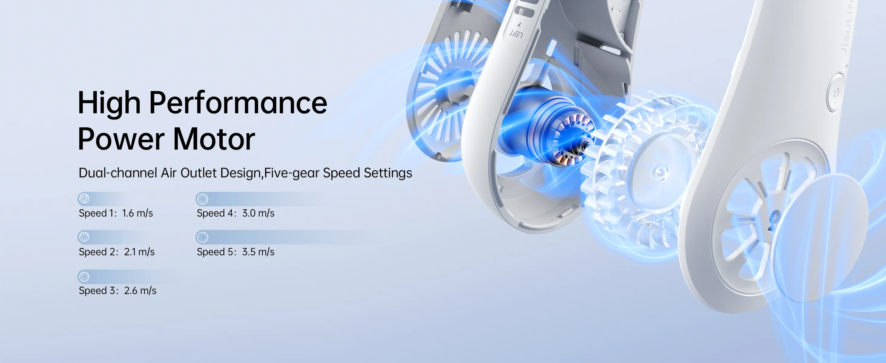 JISULIFE Portable Neck Fan Review: Wearable Cooling image 9