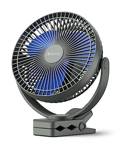 Koonie 8-Inch Clip-on Fan Review: Battery, Noise and Airflow image 2