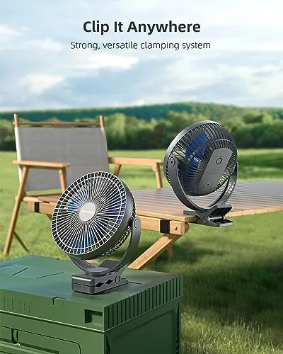 Koonie 8-Inch Clip-on Fan Review: Battery, Noise and Airflow image 7