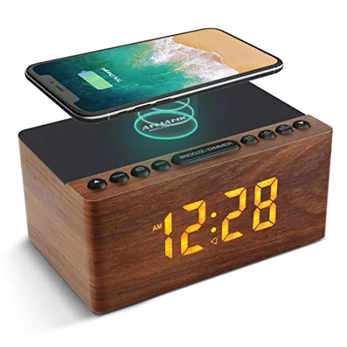 ANJANK Wooden Alarm Clock Review: Radio, Charging, Value