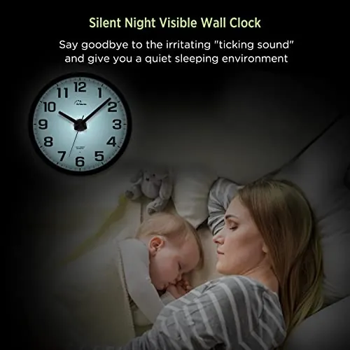 WallarGe Night Light Wall Clock Review image 7