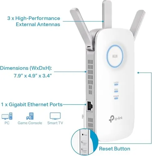 TP-Link AC1900 WiFi Range Extender RE550 Review image 6
