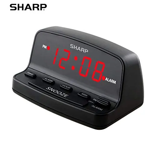 Sharp Digital Alarm Clock Review: Simple Bedroom Use image 3