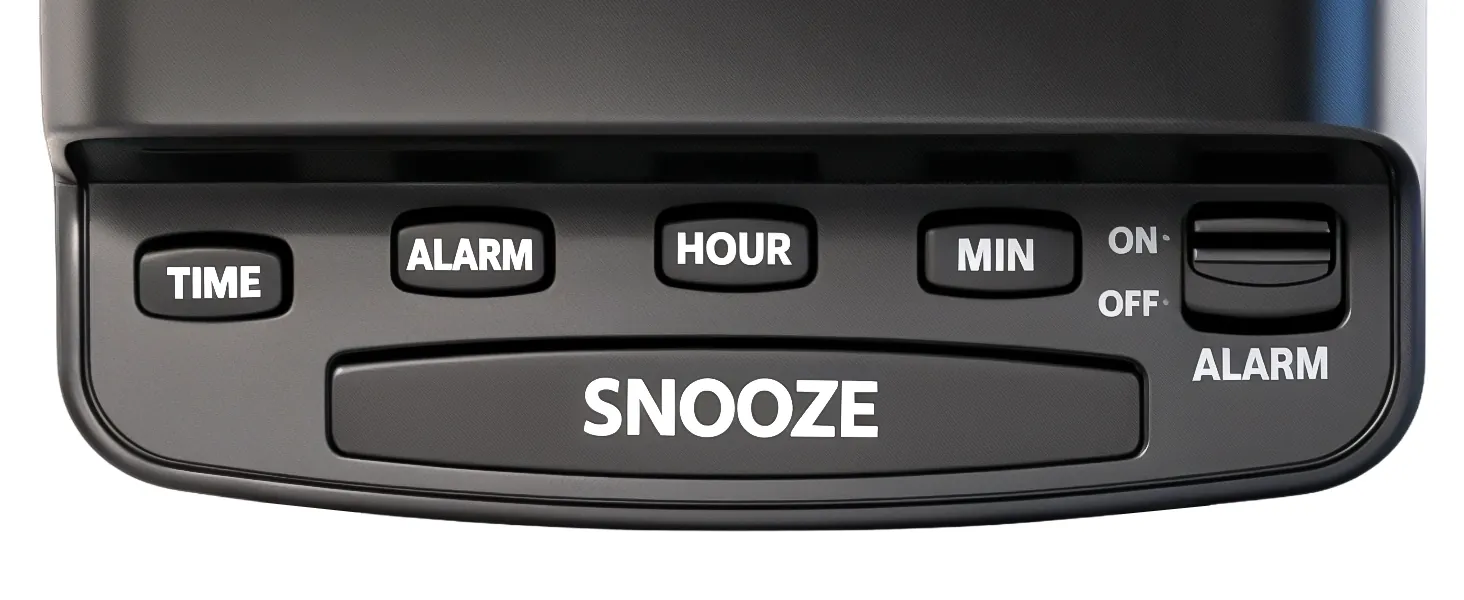 Sharp Digital Alarm Clock Review: Simple Bedroom Use image 9