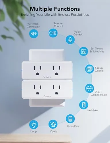Govee Dual Smart Plug 4 Pack Review: Smart Outlet Value image 5