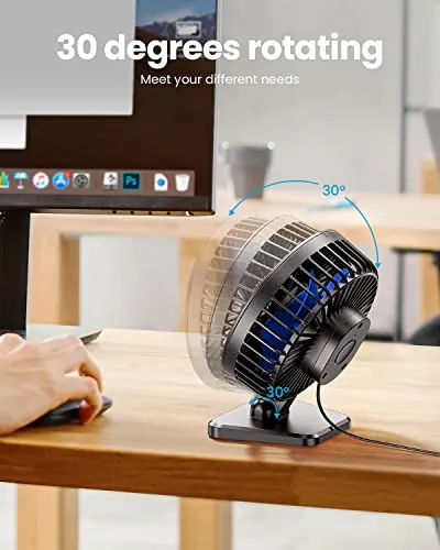 Gaiatop USB Desk Fan Review: Quiet Personal Cooling image 5